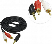 Exegate <EX225927RUS>  Кабель Jack3.5-M --> 2RCA-M 2м
