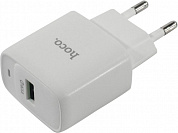 Hoco C140A Smart Set White <627832> Зарядное устройство USB (Вых. DC5/9/12V, USB, Кабель USB-C)
