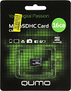 Qumo <QM16GMICSDHC10NA> microSDHC 16Gb Class10