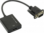 Orient <C206> Кабель-адаптер VGA (15M) + audio--> HDMI (F)