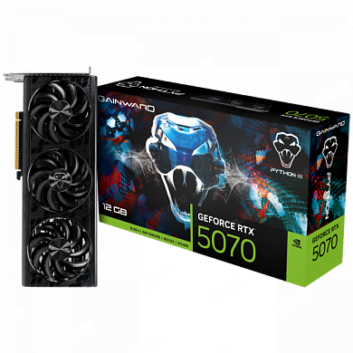 12Gb <PCI-E> GDDR7 Gainward PYTHON III <NE75070019K9-GB2050T> (RTL) HDMI+3xDP <GeForce RTX5070>