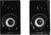 Колонки OKLICK OK-166 Black (2x20W, дерево, Bluetooth) <1112254>