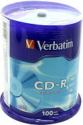 CD-R Verbatim   700Mb 52x sp. <уп.100 шт> на шпинделе <43411/43430>
