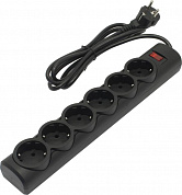 Сетевой фильтр Defender DFS 151 <Black> <1.8м> ( 6 розеток ) <99494>