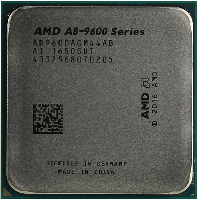 CPU AMD A8 9600     (AD9600AG) 3.1 GHz/4core/SVGA  RADEON R7/ 2 Mb/65W  Socket AM4