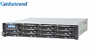 DS3012RUC000C-8U30 Infortrend EonStor 12x3.5, 2U, High IOPS, Dual Redundant Controller incl: 2x4GB, 8x1GbE (RJ-45) iSCS