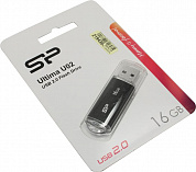 Silicon Power Ultima U02 <SP016GBUF2U02V1K> USB2.0 Flash Drive 16Gb (RTL)