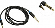 Vention <BABBG> Кабель- переходник Jack6.3-M --> Jack3.5-M 1.5м