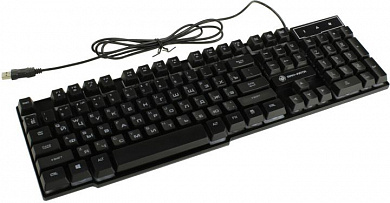 Клавиатура Dialog Gan-Kata KGK-15U <Black> <USB> 104КЛ, подсвет ка клавиш