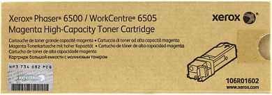 Тонер-картридж XEROX 106R01602 Magenta для Phaser 6500/6505 (повышенной ёмкости)