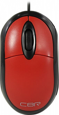 CBR Optical Mouse <CM 102 Red> (RTL) USB  3but+Roll
