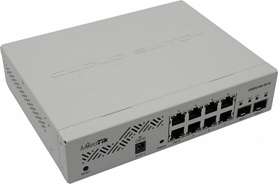 MikroTik <CSS610-8G-2S+IN> Cloud Smart Switch (8UTP 1000Mbps + 2SFP+)