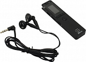 Ritmix <RR-155 16Gb Black> цифр. диктофон (16Gb/280ч, LCD, FM, microSDHC, USB, Li-Ion)