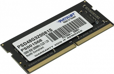 Patriot Signature Line <PSD48G320081S> DDR4 SODIMM 8Gb <PC4-25600>  CL22