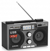 БЗРП РП-306 УКВ 64-108МГц, бат. 4*R20, 220V, USB/SD, 2 динамика