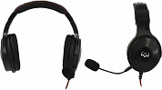 Наушники с микрофоном SVEN AP-U1001MV <Black> (с регулятором громкости, шнур 2.2м, USB)