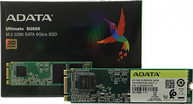SSD 240 Gb M.2 2280 B&M 6Gb/s ADATA Ultimate SU650 <ASU650NS38-240GT-C> 3D TLC