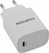 CANYON <CNE-CHA20W02> Зарядное устройство USB-C (Вх. AC100-240V, Вых.DC5/9/12В, 20W, USB-C)