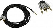 Vention <P550AC300-S> Кабель Jack3.5-M --> 2RCA-M 3м