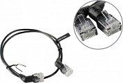 Vention <IBOBD> Patch Cord UTP кат.6a  0.5м, чёрный, угловой
