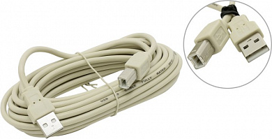 5bites <UC5010-050C> Кабель USB 2.0 A-->B 5м