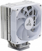 JONSBO <PISA A5 ARGB White> Cooler (4пин, 115X/1200/1700/AM4/AM5, 36.8дБ, 800-1850об/мин, Al+тепл.труб)