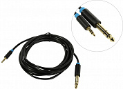 Vention <BABBI> Кабель Jack6.3-M --> Jack3.5-M 3м