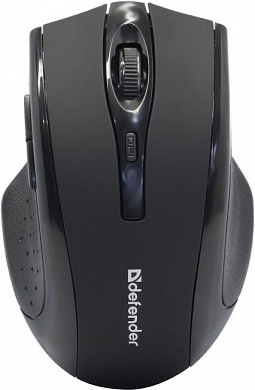 Defender Wireless Optical  Mouse Accura <MM-665 Black> (RTL) USB 6btn+Roll беспр.<52665>