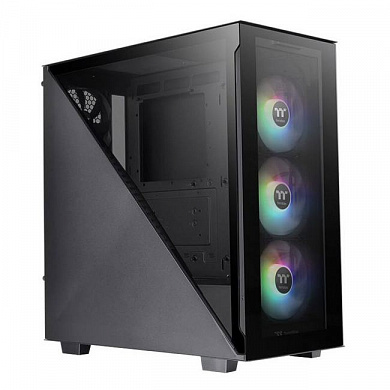 Miditower Thermaltake <CA-1S2-00M1WN-01> Black Divider 300 TG ARGB ATX без БП, с окном
