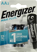 Energizer MAX PLUS <423198> (LR6) Size "AA", 1.5V, щелочной (alkaline) <уп. 2 шт>