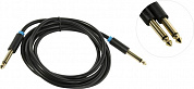 Vention <BAABH> Кабель Jack6.3-M --> Jack6.3-M 2м