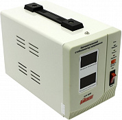Стабилизатор Powerman AVS 500D White (вх.140-260V, вых.220V ±8%,500VA, 2 розетки Euro)