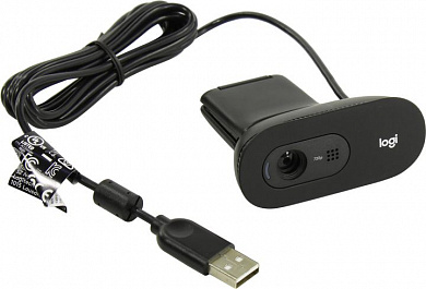 Logitech C505e HD Webcam (USB2.0, 1280x720, микрофон) <960-001372>