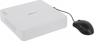 HiWatch <DS-N204P(C)> (4 IP-cam, 1xSATA, LAN, 4xLAN PoE, 2xUSB, VGA, HDMI, RCA in/out)