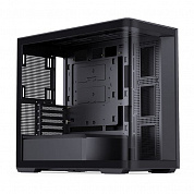 JONSBO D300 Black без БП, боковая панель из закаленного стекла, mini-ITX, micro-ATX, черный