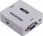 VGA to HDMI Converter VGA(15F)+audio--> HDMI (F)  (питание miniUSB)