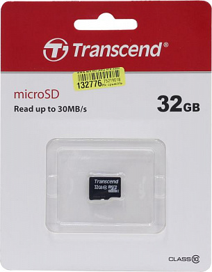 Transcend <TS32GUSDC10> microSDHC 32Gb Class10