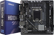 ASRock H610M-HDV (RTL) LGA1700 <H610> PCI-E Dsub+HDMI+DP GbLAN SATA MicroATX 2DDR4