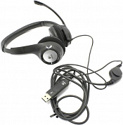 Logitech USB Headset H390 (USB, наушники с микрофоном, с рег.громкости)<981-000406/981-000803>