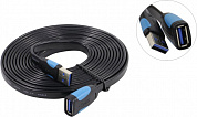 Vention <VAS-A13-B300> Кабель удлинительный USB 3.0 A-->A 3м  плоский