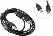 KS-is <KS-587B-2> Кабель USB2.0 AM-->AM 1.8м 2 фильтра