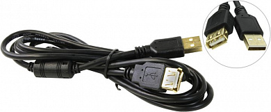 5bites <UC5011-018A> Кабель удлинительный USB 2.0 A-->A 1.8м 2 фильтра