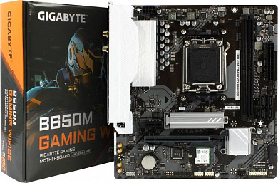 GIGABYTE B650M GAMING WIFI6E (RTL) AM5 <B650> PCI-E Dsub+HDMI 2.5GbLAN+WiFi+BT SATA RAID MicroATX 4DDR5