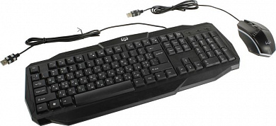 SVEN GS-9100 Black (Кл-ра,104КЛ USB+Мышь 4кн,Roll,USB)