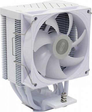 PCCooler R400 ARGB WH (4пин, 115x/1200/1700/18xx/AM4/AM5, 18-30дБ, 800-2200 об/мин, Al+тепл.трубки)