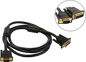 Vention <EACBG> Кабель DVI (29M) --> VGA (15M) 1.5м 2 фильтра