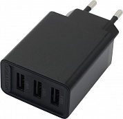 Vention <FEAB0-EU> Зарядное устройство USB (Вых.DC5V, 2.4A, 17W, 3xUSB)