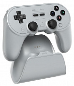 Геймпад беспроводной 8BitDo PRO 3 серый [для Android, iOS, MacOs, Nintendo Switch, Bluetooth, радиоканал, виброотдача, 