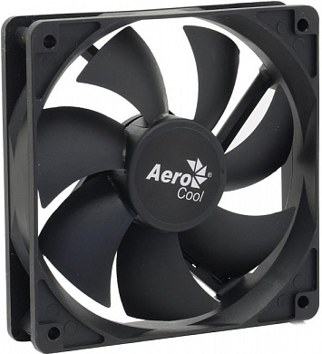 Aerocool Force 12 PWM Black (4пин, 120x120x25мм, 18.2-27.5дБ, 500-1500 об/мин)