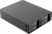 Procase <L2-104-SATA3-BK> HotSwap корзина 4xSATA/SAS 2.5"